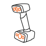 Průmyslové 3D skenery - Obsah balení - Standard